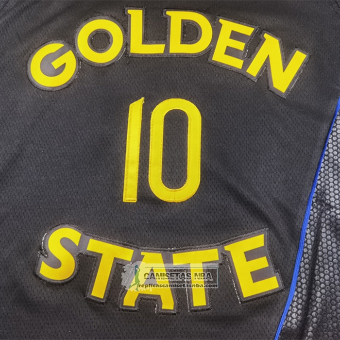Camiseta Golden State Warriors Jimmy Butler III NO 10 Statement 2024-25 Negro